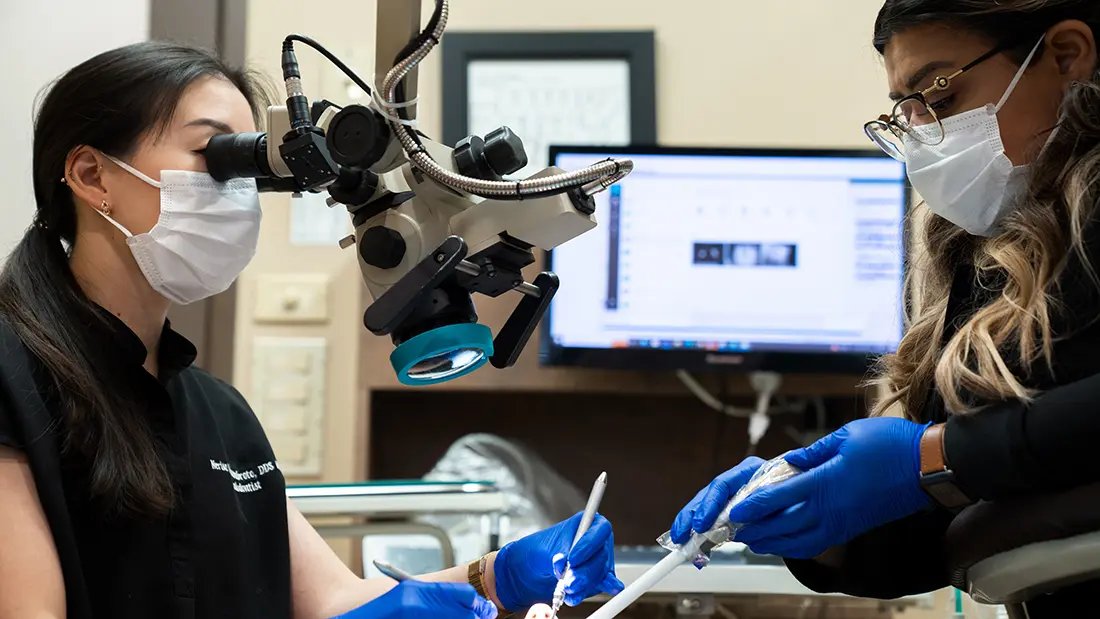 Patient getting Dental treatment at Foundation Dental Specialists