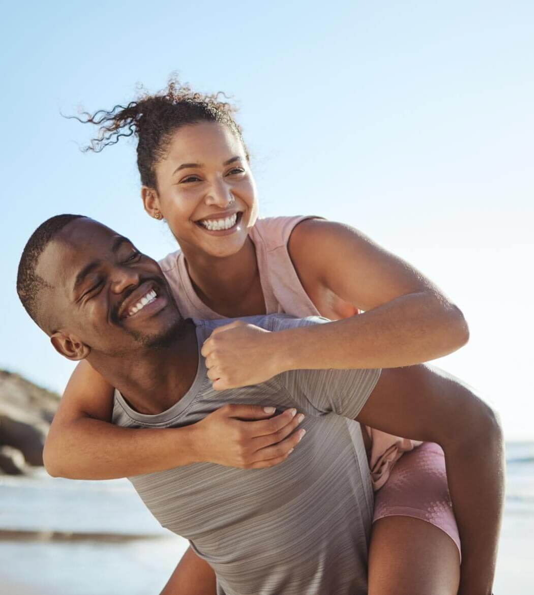 couple enjoying on vacation