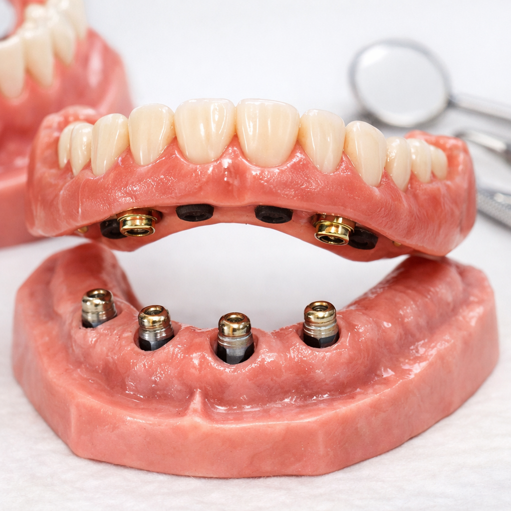 implant overdenture mold