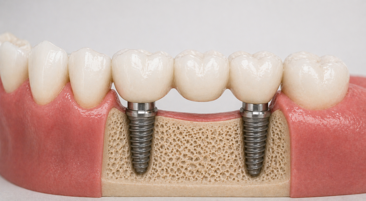 Implant supported bridge