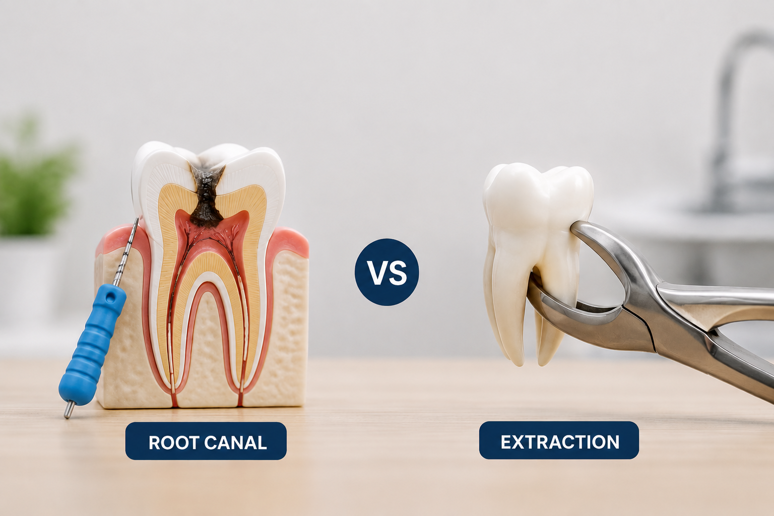 Root canal vs extraction