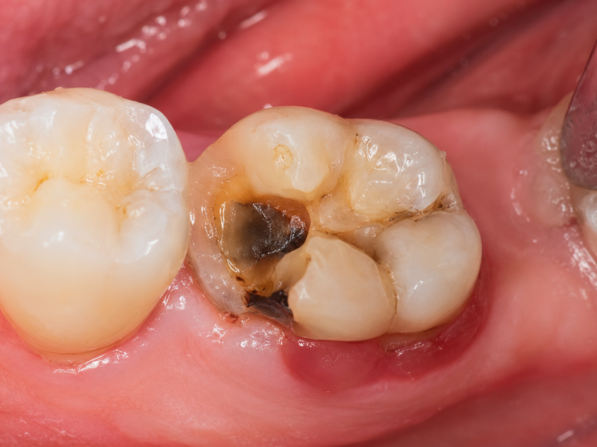 Before root canal treatment