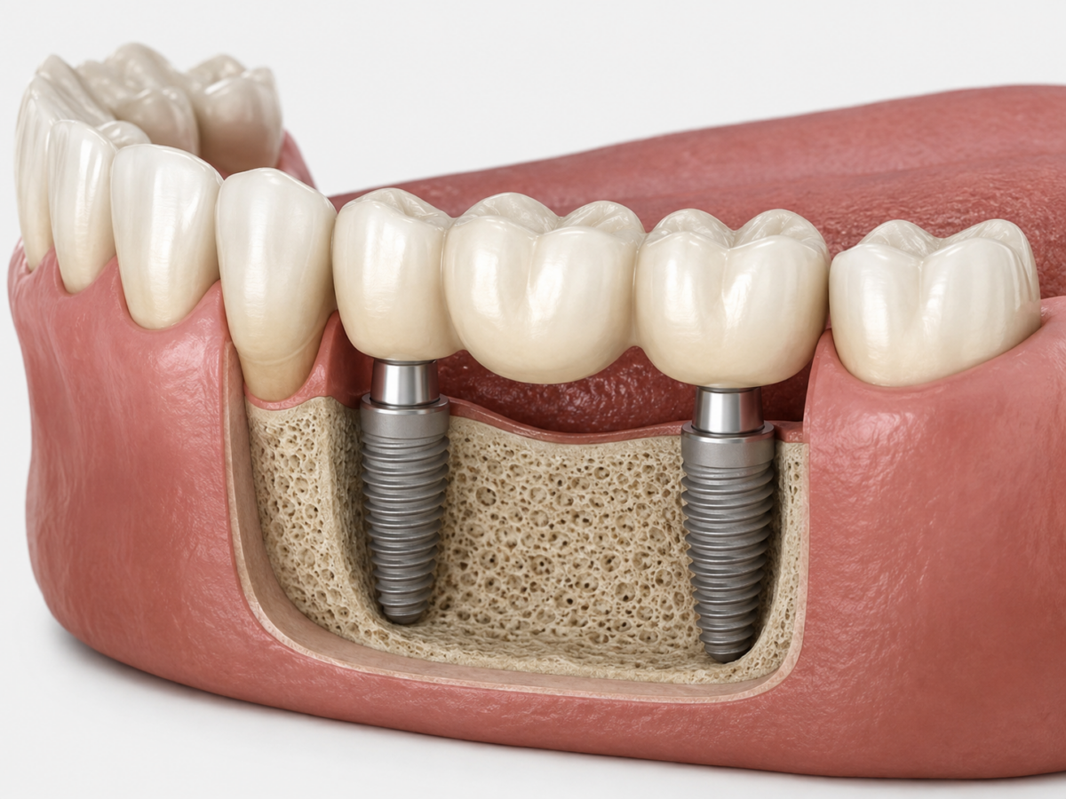 Implant supported bridge