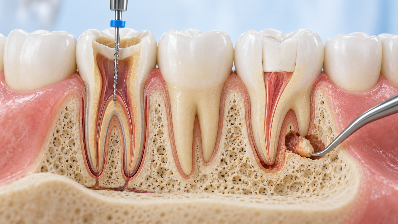Apicoectomy vs root canal treatment
