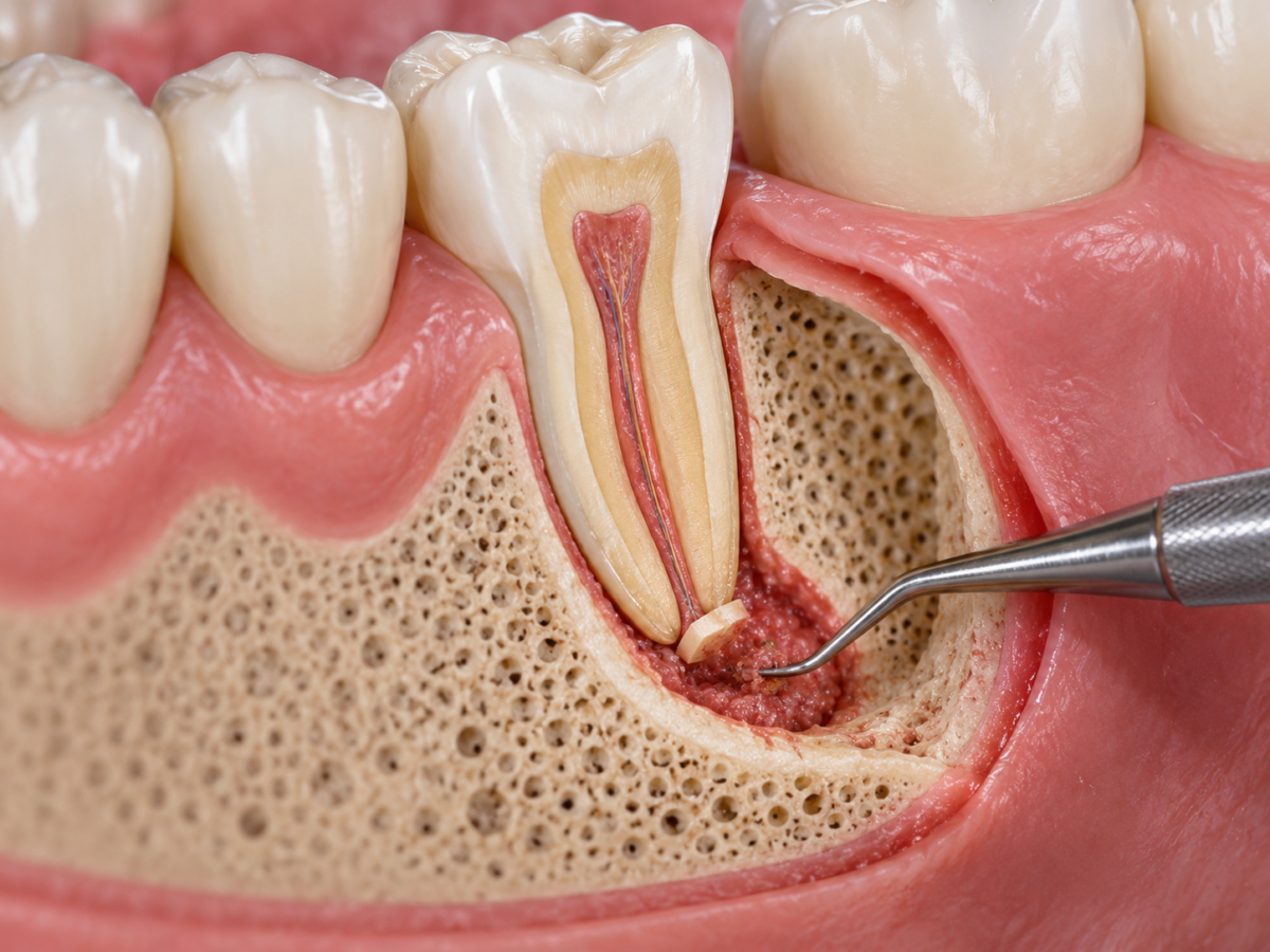 Dental apicoectomy